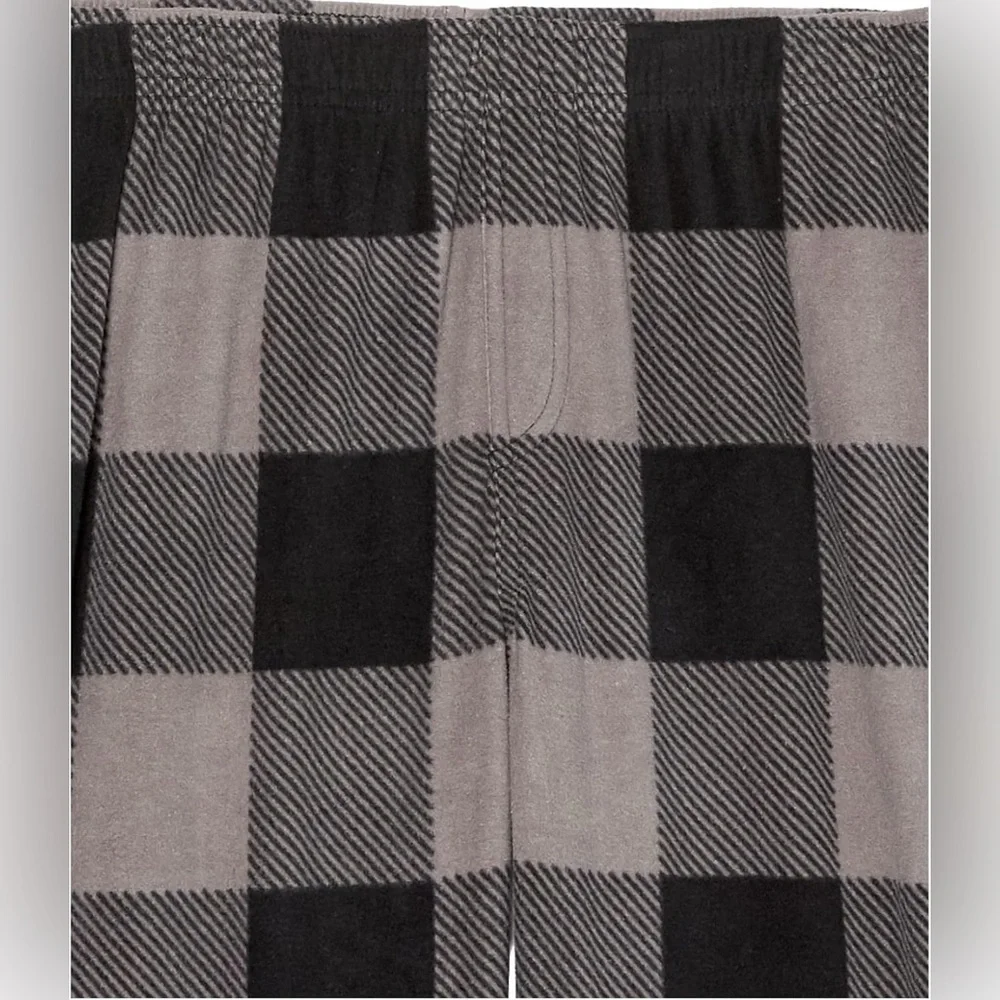 Pajama Set GAP boys Flannel | Color Black and Gray | size 4 Boys | G3